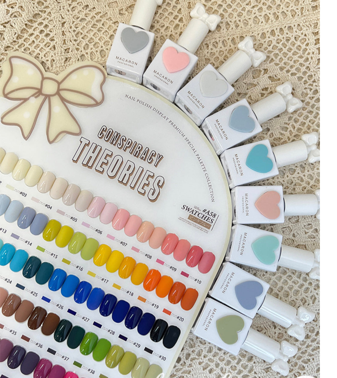 Macaron 58 Colours Gel Set