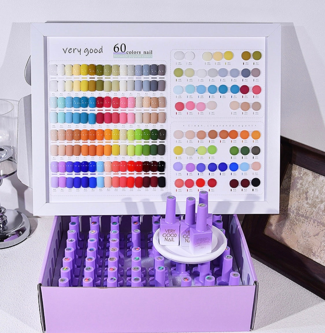 Very Good Nail 60 Colours Set(purple)