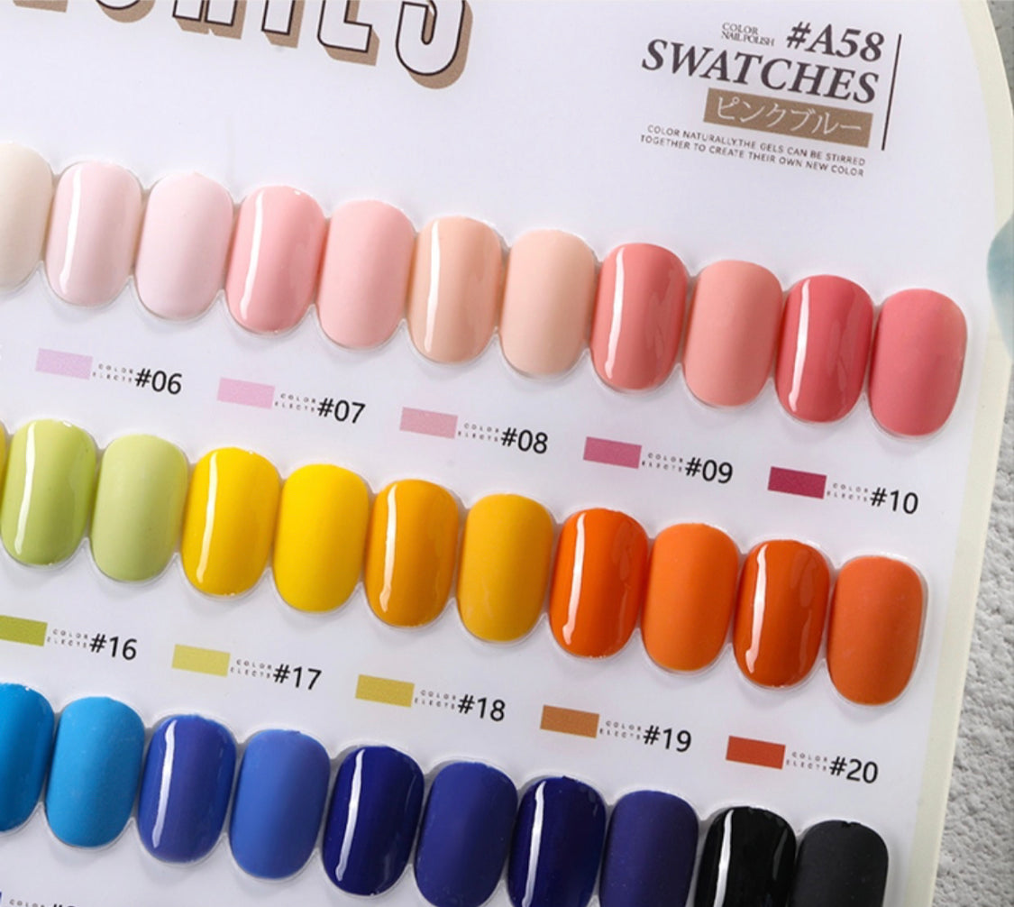 Macaron 58 Colours Gel Set