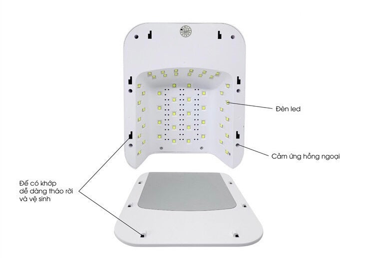 SNRQI T9 Nail Lamp 48 LEDS