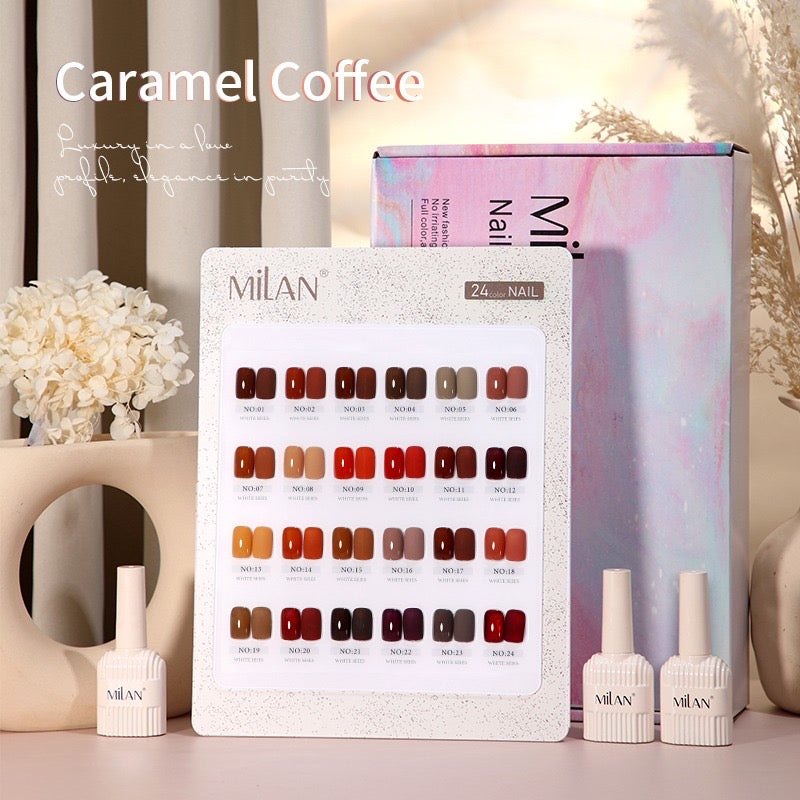 MiLan 24 Colours Set (Caramel Coffee)