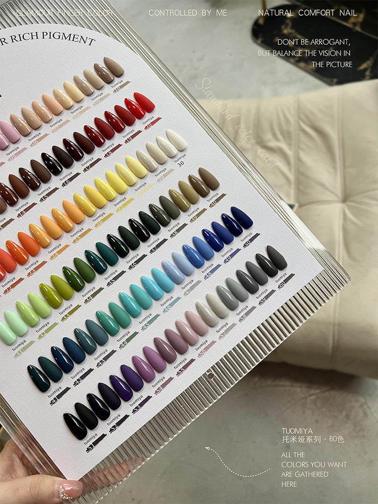 Tuomiya 60 Colours Gel Set