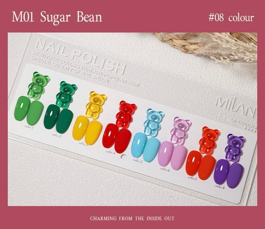 MiLan 8 Colours Set (M01 Sugar Bean)