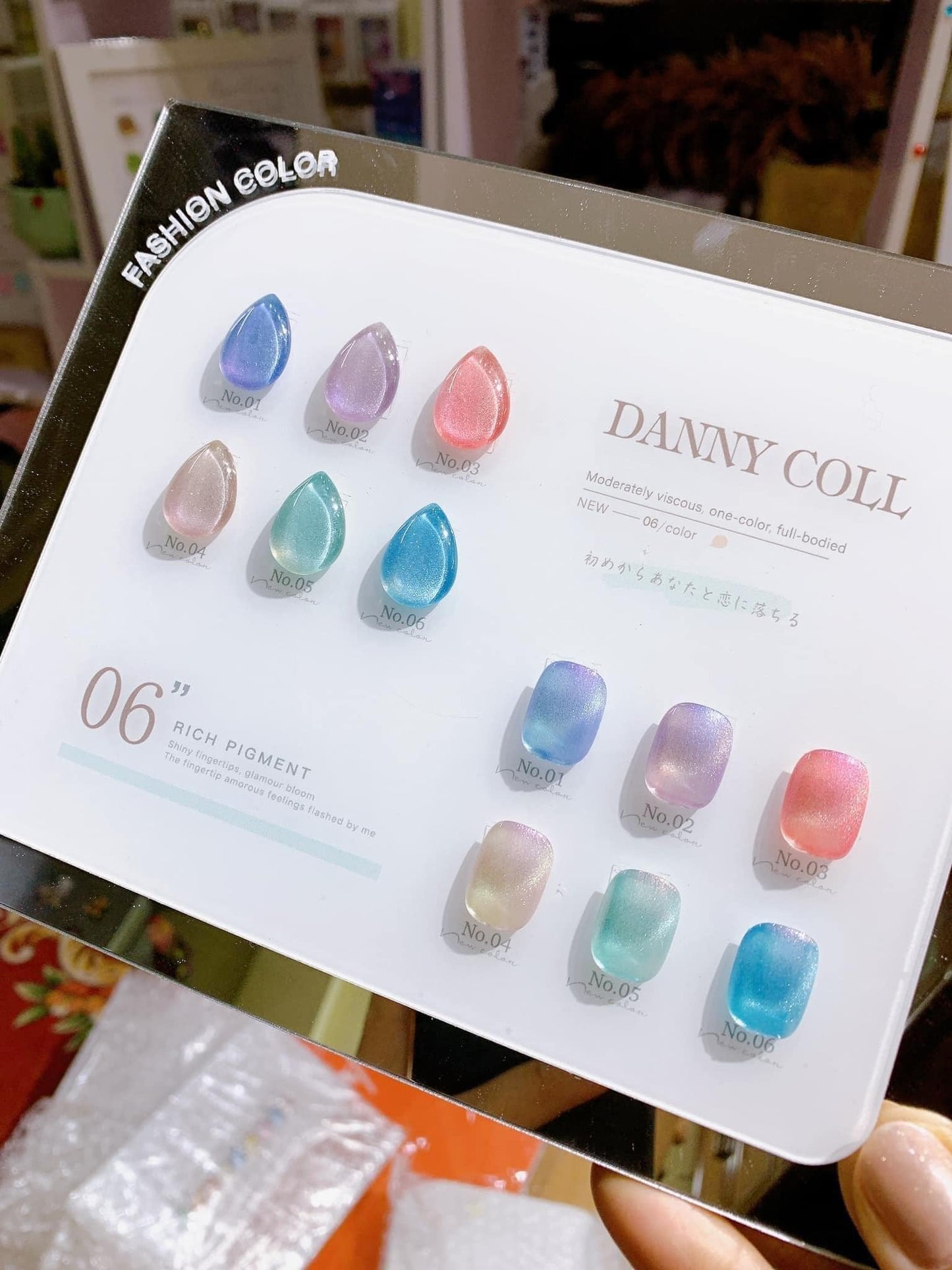 Danny Coll N13 6 Colors Cat Eye Set