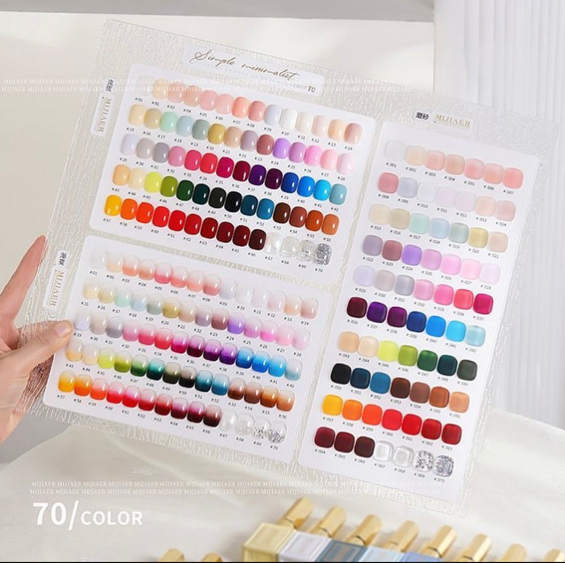 Mijiaer 70 Colors Gel Set